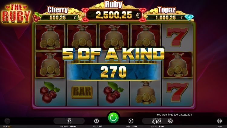 The Ruby slot review iSoftBet