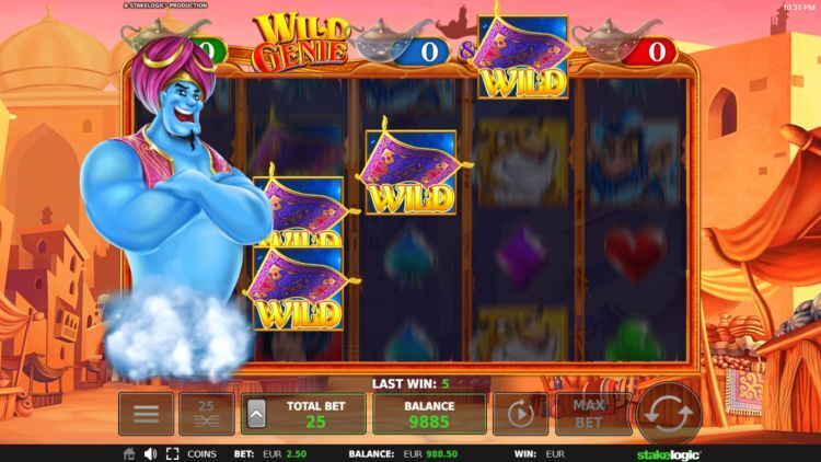 Wild Genie and The Three Wishes online gokkast
