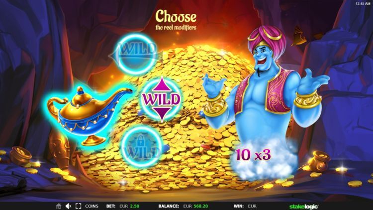 Wild Genie and The Three Wishes slot Free Spins win