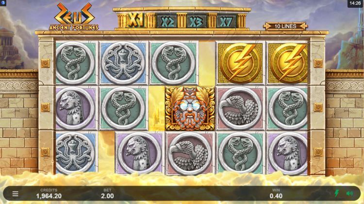 Zeus Ancient Fortunes Microgaming slot