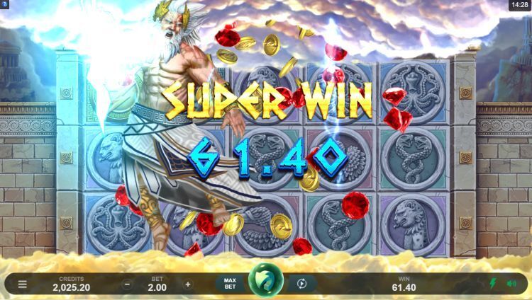 Zeus Ancient Fortunes slot super win