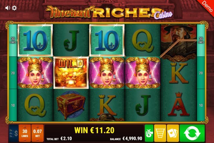Ancient Riches Casino slot review Gamomat