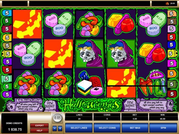Halloweenies online gokkast feature
