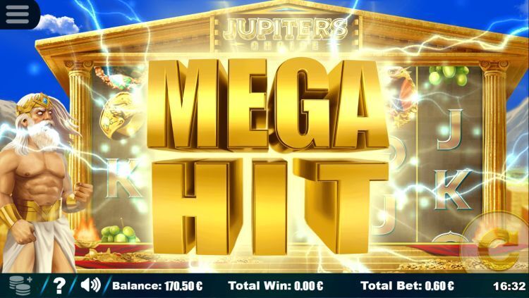 Jupiters Choice slot Mega Hit win
