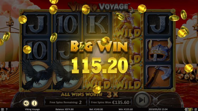 Viking Voyage online slot big win