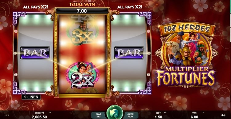 108 Heroes Multiplier Fortunes online slot win