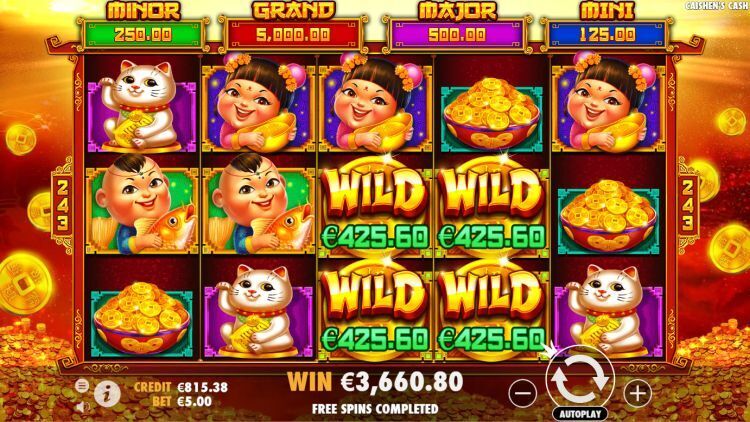 Caishen's Cash slot Free Spins