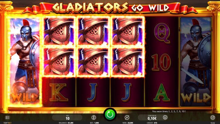 Gladiators Go Wild online slot review iSoftBet