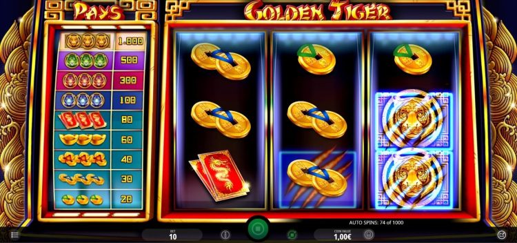 Golden Tiger slot review iSoftBet