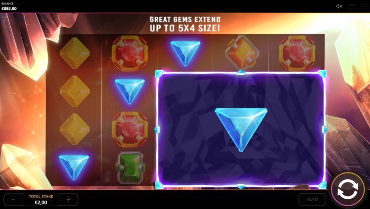 Great Gems gokkast feature