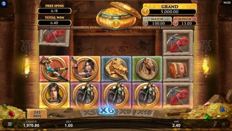 Lara Croft Temples and Tombs online gokkast Free Spins