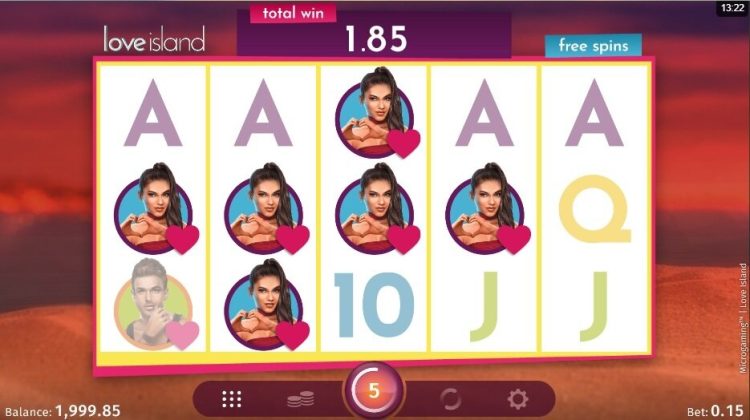 Love Island online slot review