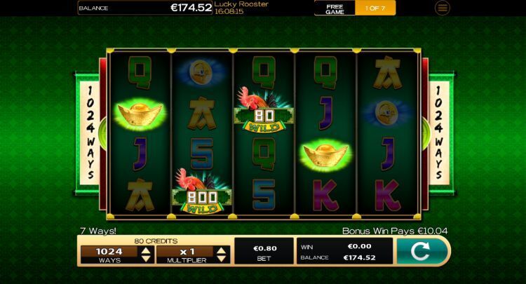 Lucky Rooster online slot bonus