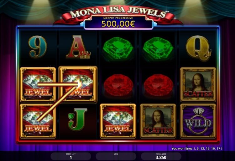 Mona Lisa Jewels gokkast win