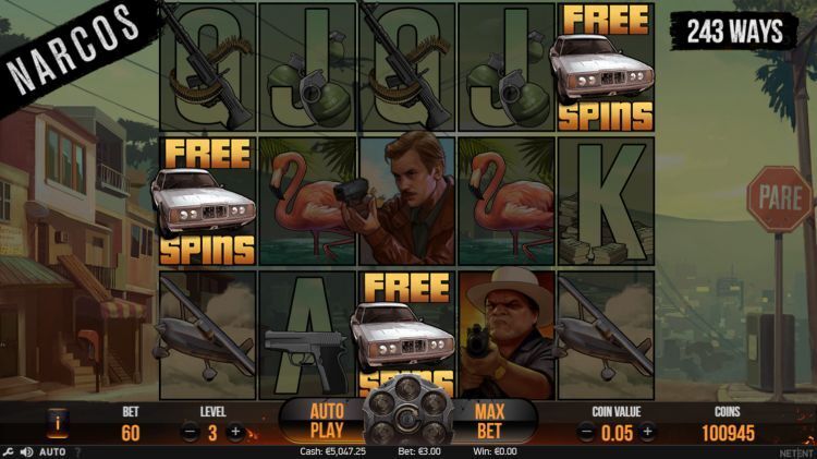 Narcos gokkast Free Spins