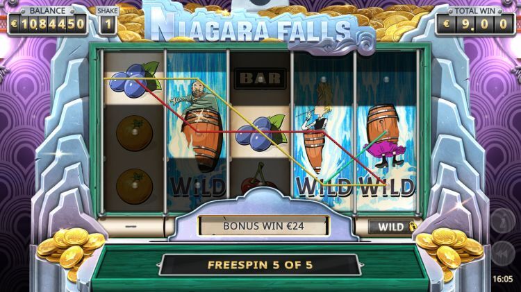 Niagara Falls slot Yggdrasil Free Spins