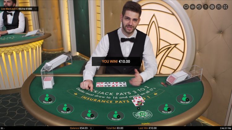 Pragmatic Play live casino blackjack