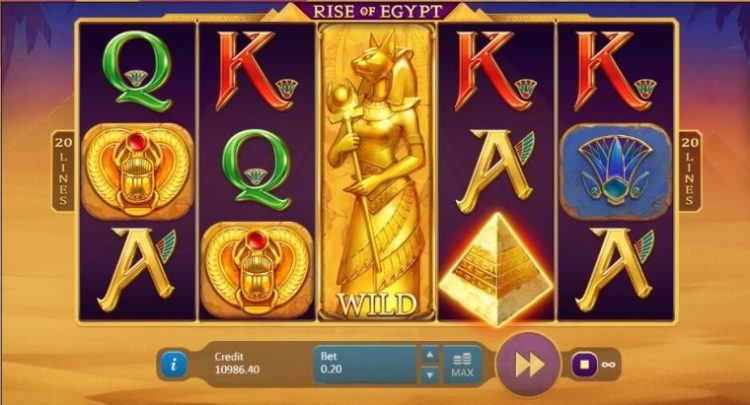 Rise of Egypt online slot Playson