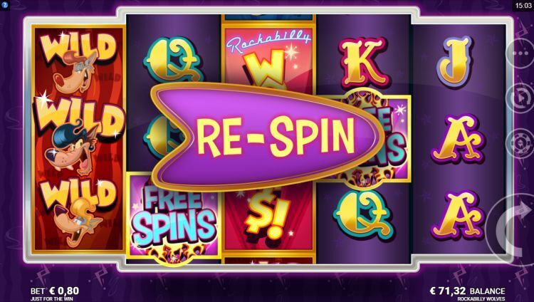 Rockabilly Wolves slot feature