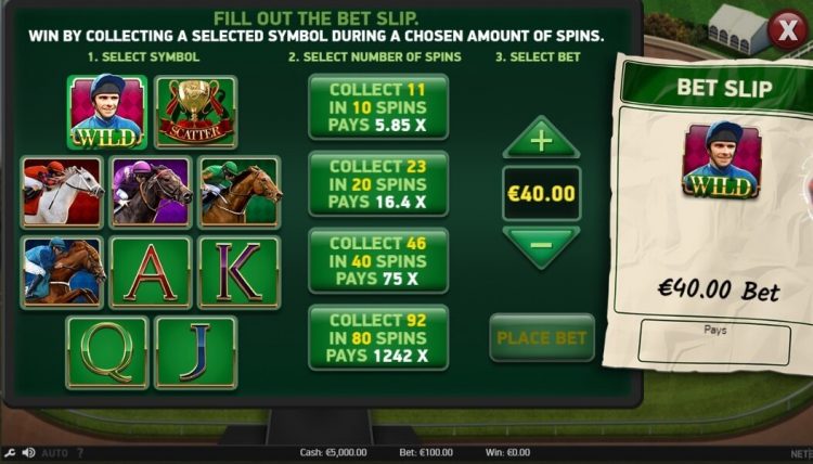 Scudamore's Super Stakes bet slip