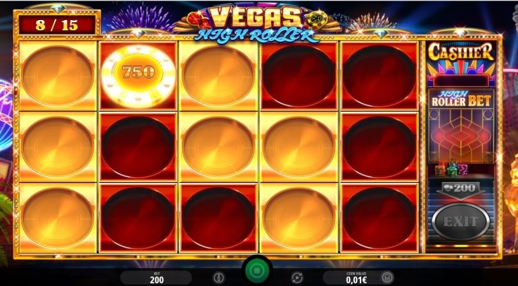 Vegas High Roller bonus game