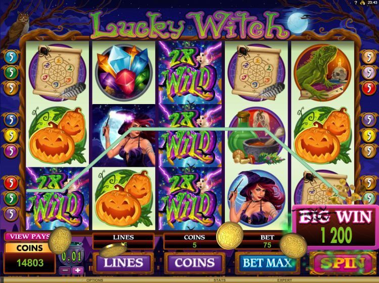 Lucky Witch gokkast Microgaming