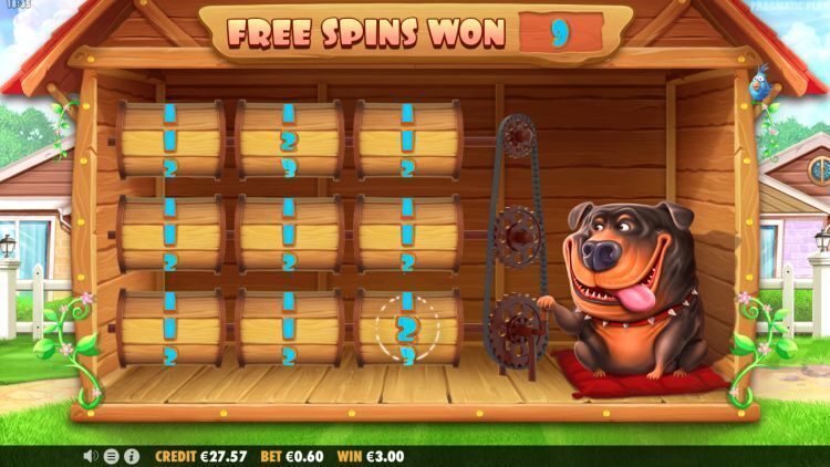 The Dog House slot bonus win