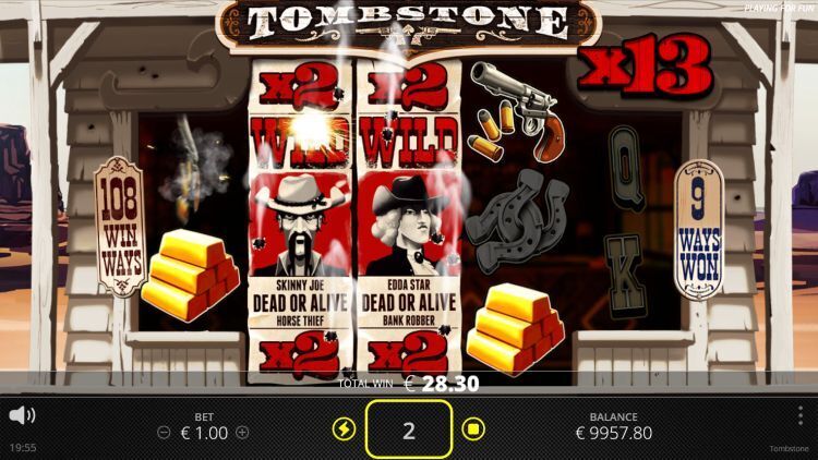 Tombstone gokkast bonus win