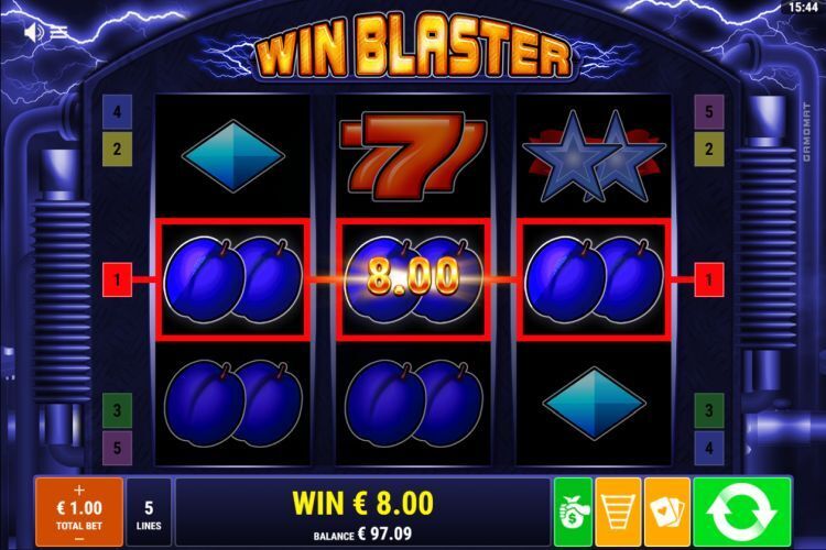 Win Blaster slot Gamomat