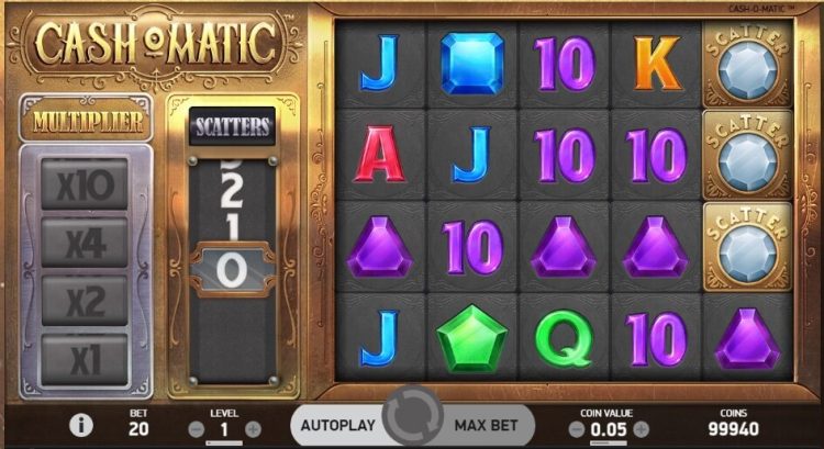 CashOMatic gokkast review NetEnt