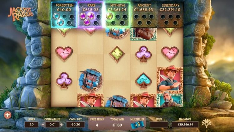 Jackpot Raiders slot jackpot bonus