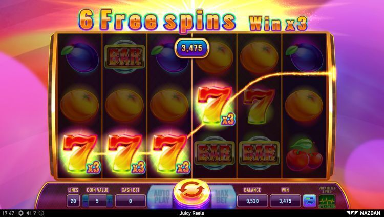 Juicy Reels online slot big win