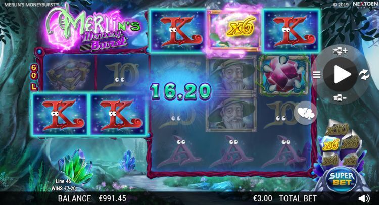 Merlin's Money Burst gokkast review big win 2