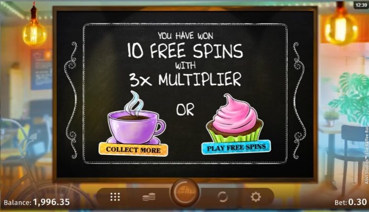 Le Kaffee Bar online slot Free Spins bonus