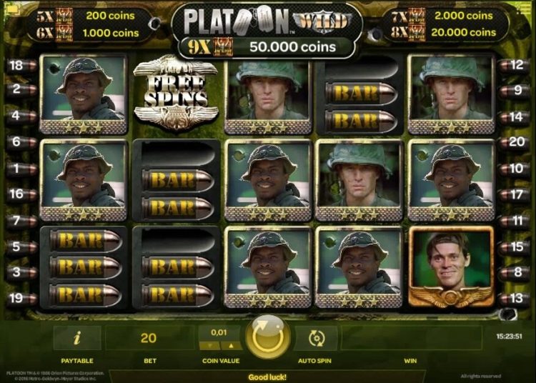 Platoon Wild gokkast iSoftBet