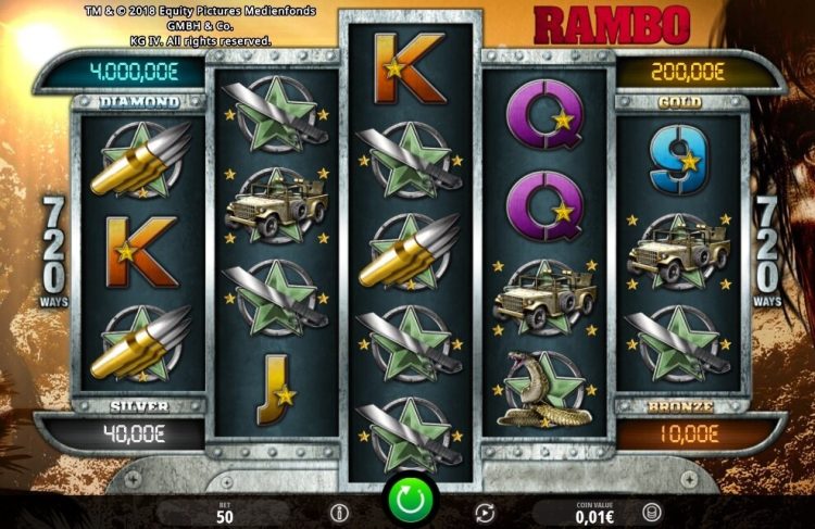 Rambo online gokkast review