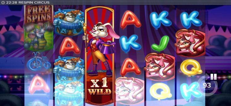 Respin Circus ELK Studios slot