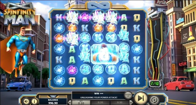 Spinfinity Man slot win