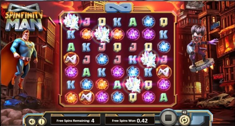 Spinfinity Man online slot Free Spins bonus
