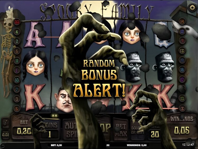 Spooky Family gokkast bonus trigger