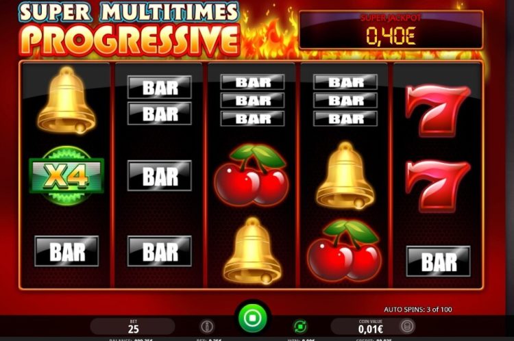Super Multitimes Progressive HD online gokkast iSoftBet