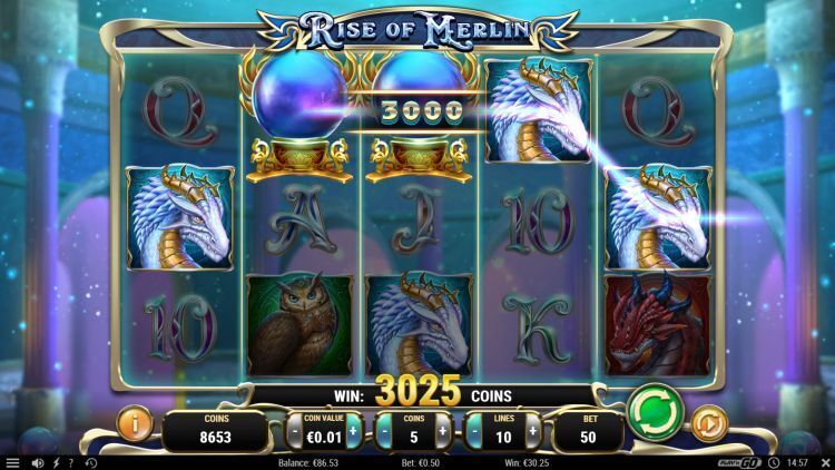 Rise of Merlin slot review Play'n GO