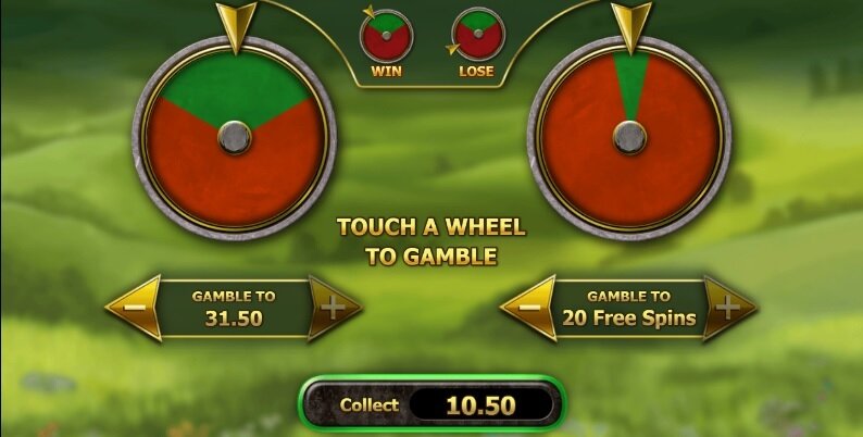 wheel of fortune gamble feature