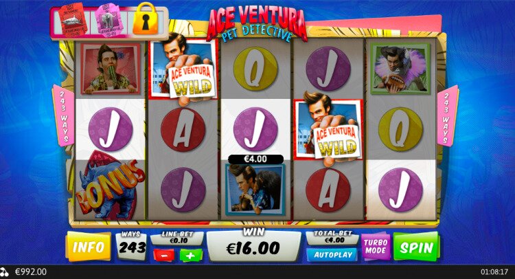 Ace Ventura Pet Detective gokkast review