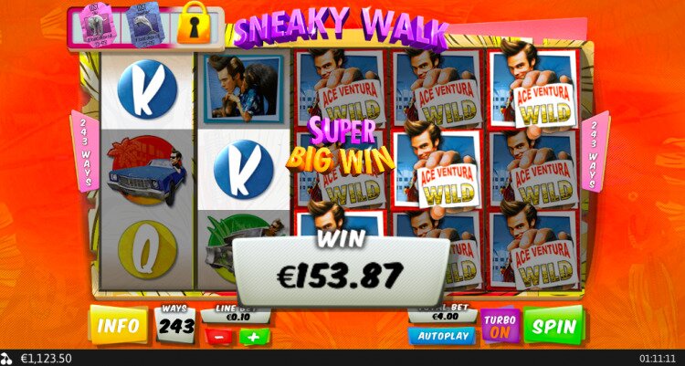 Ace Venture pet detective Super Big Win
