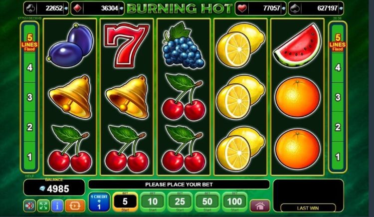 EGT Burning Hot online gokkast review