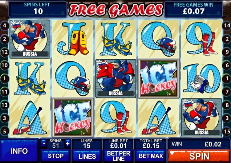 Ice Hockey slot Free Spins bonus