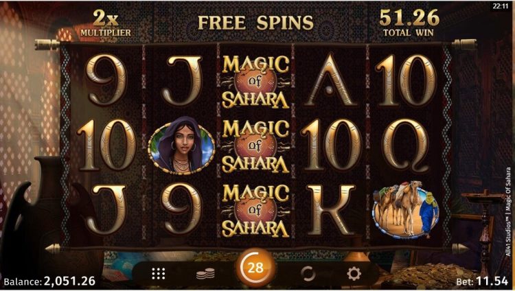 Magic of Sahara gokkast Free Spins