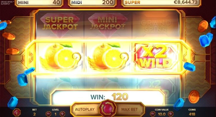 NetEnt Grand Spinn Superppot online slot