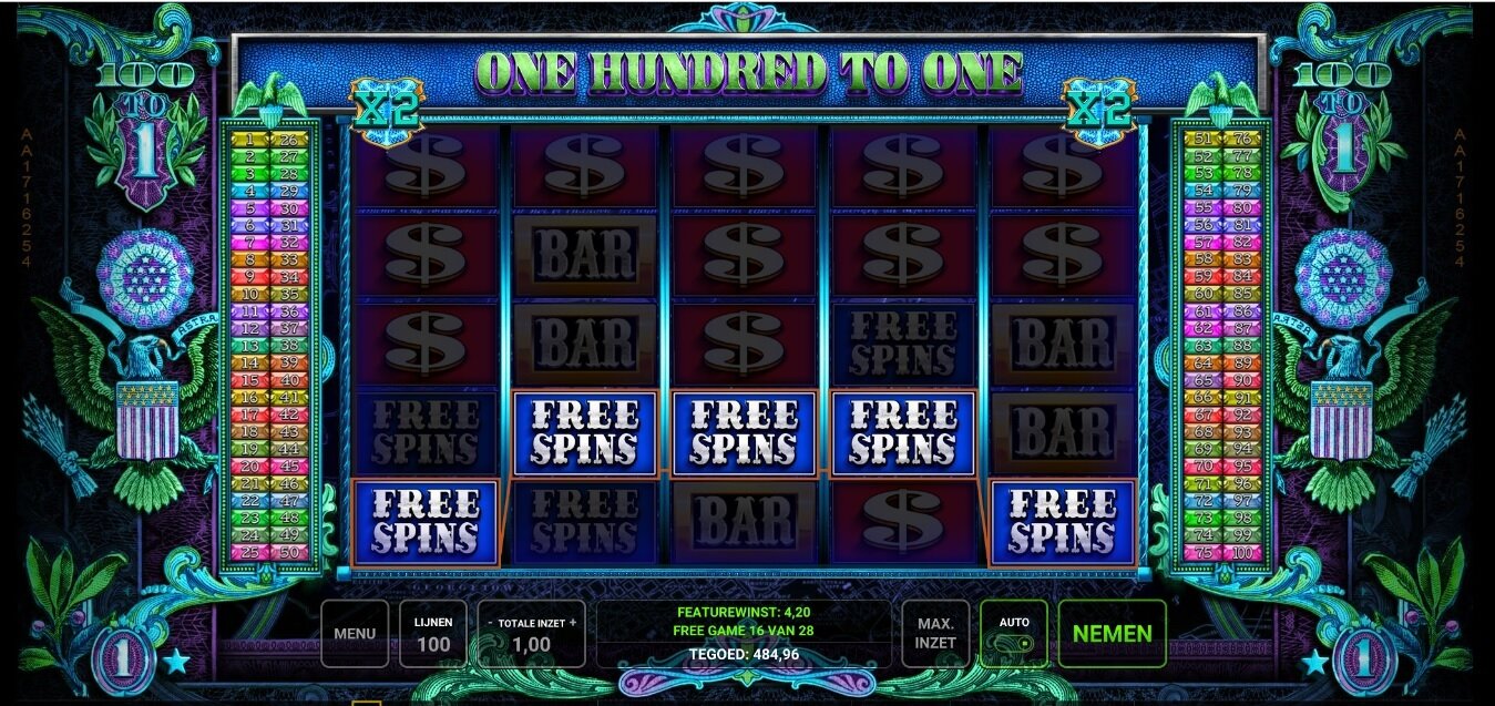 One Hundred To One Slot Review